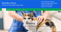 Desktop Screenshot of healthypawsvethospital.com